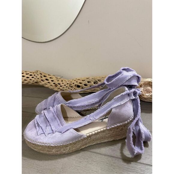 New Free People Destino Espadrille Platforms Size 40 - Picture 11 of 16